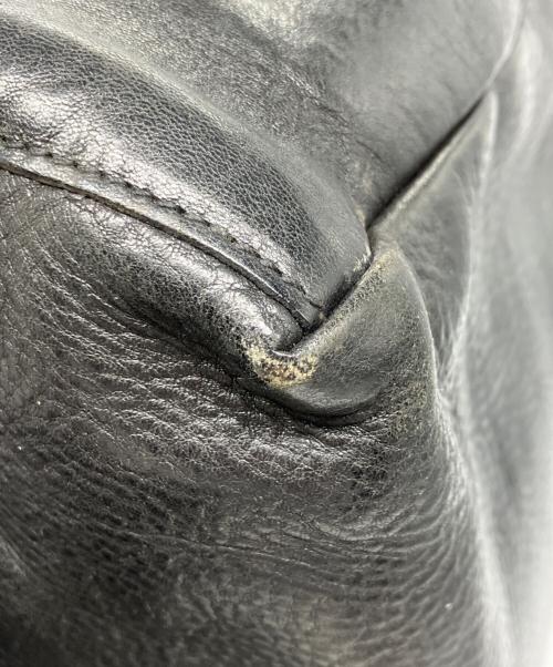 IL BISONTE（イル ビゾンテ）IL BISONTE (イル ビゾンテ) レザートートバッグ ブラックの古着・服飾アイテム