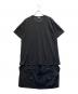 COMME des GARCONS（コムデギャルソン）の古着「半袖ワンピース」｜ブラック