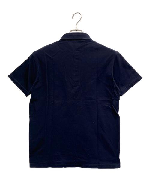 BURBERRY BLACK LABEL（バーバリーブラックレーベル）BURBERRY BLACK LABEL (バーバリーブラックレーベル) 半袖ポロシャツ ネイビー サイズ:2の古着・服飾アイテム