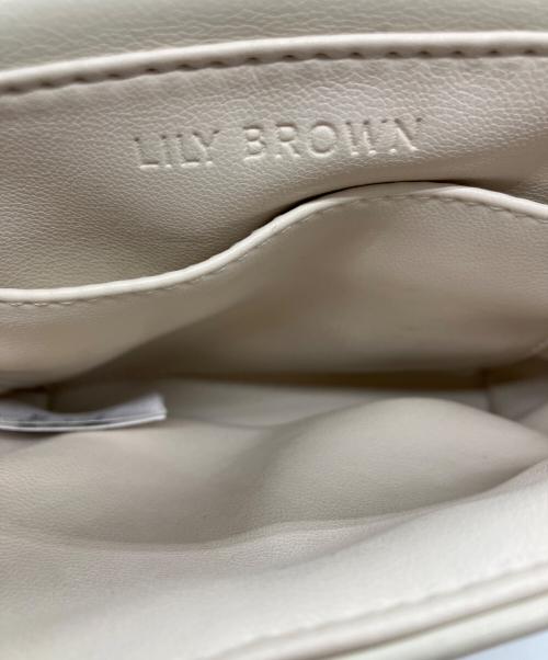 Lily Brown（リリーブラウン）Lily Brown (リリーブラウン) ショルダーバッグ ベージュの古着・服飾アイテム