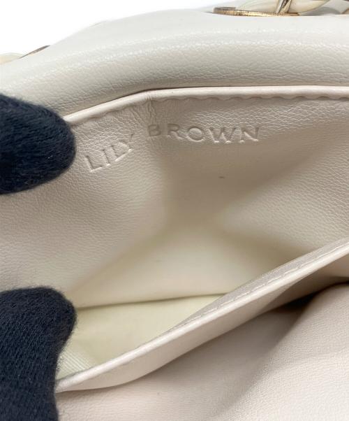 Lily Brown（リリーブラウン）Lily Brown (リリーブラウン) ショルダーバッグ ベージュの古着・服飾アイテム