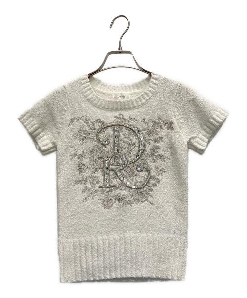 darich（ダーリッチ）darich (ダーリッチ) 厚手ニット アイボリー サイズ:FREEの古着・服飾アイテム