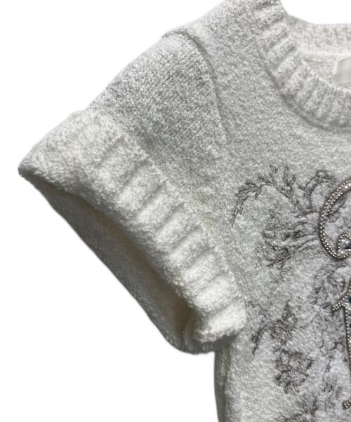 darich（ダーリッチ）darich (ダーリッチ) 厚手ニット アイボリー サイズ:FREEの古着・服飾アイテム