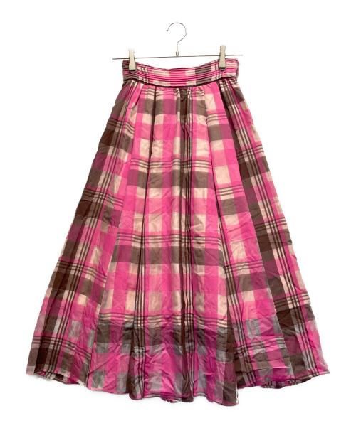 Snidel（スナイデル）Snidel (スナイデル) ロングスカート ショッキングピンク サイズ:０ 未使用品の古着・服飾アイテム