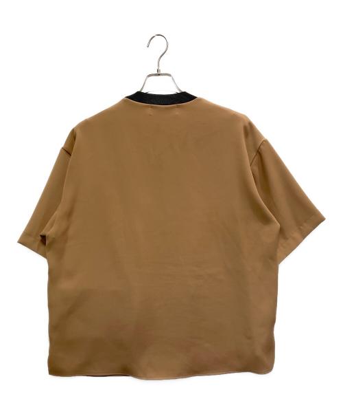 CULLNI（クルニ）CULLNI (クルニ) 半袖カットソー ブラウン サイズ:１の古着・服飾アイテム