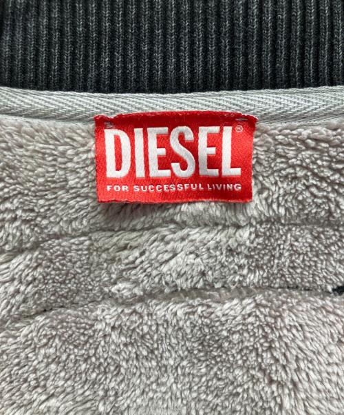 DIESEL（ディーゼル）DIESEL (ディーゼル) オーバルD ジップアップスウェット グレー サイズ:Sの古着・服飾アイテム