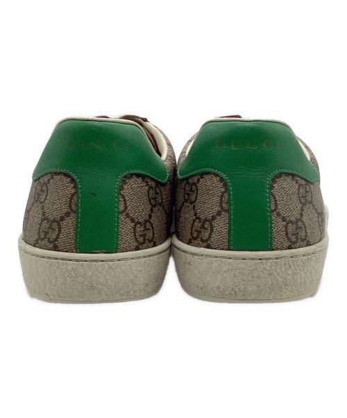 GUCCI（グッチ）GUCCI (グッチ) スニーカー グレー×グリーン サイズ:24の古着・服飾アイテム