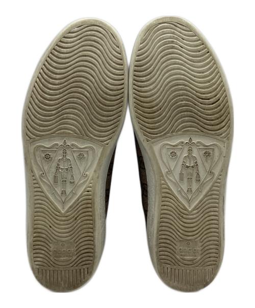 GUCCI（グッチ）GUCCI (グッチ) スニーカー グレー×グリーン サイズ:24の古着・服飾アイテム