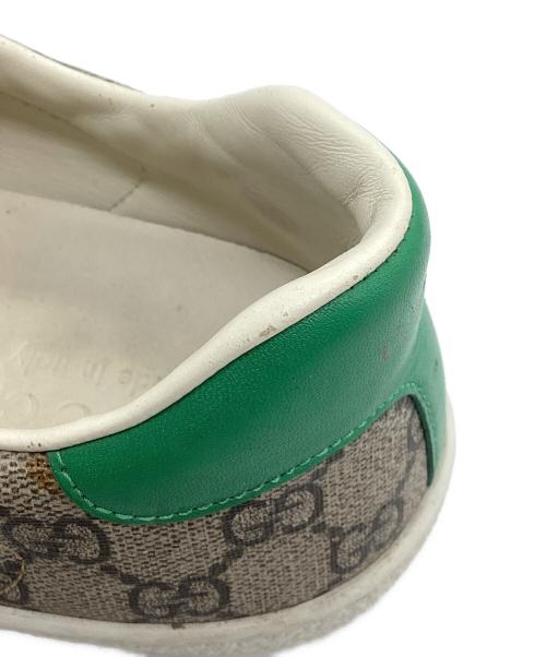 GUCCI（グッチ）GUCCI (グッチ) スニーカー グレー×グリーン サイズ:24の古着・服飾アイテム