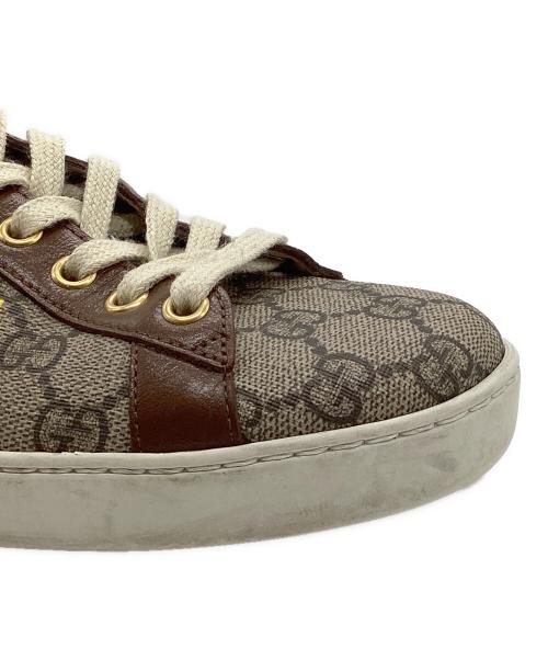 GUCCI（グッチ）GUCCI (グッチ) スニーカー グレー×グリーン サイズ:24の古着・服飾アイテム