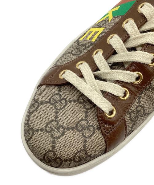 GUCCI（グッチ）GUCCI (グッチ) スニーカー グレー×グリーン サイズ:24の古着・服飾アイテム