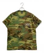 stussyステューシー）の古着「半袖カットソー」｜オリーブ