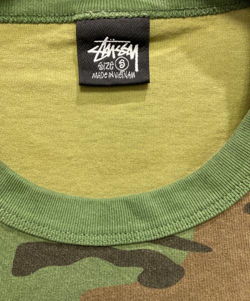 stussy（ステューシー）stussy (ステューシー) 半袖カットソー オリーブ サイズ:Sの古着・服飾アイテム