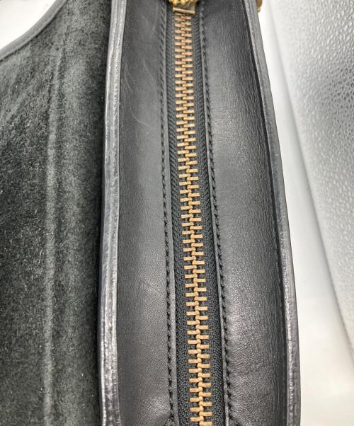 COACH（コーチ）COACH (コーチ) レザーショルダーバッグ ブラックの古着・服飾アイテム
