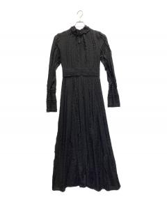 中古・古着通販】ANDMARY (アンドマリー) 長袖ワンピース ブラック