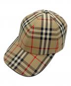BURBERRY LONDONバーバリーロンドン）の古着「ベースボールキャップ」｜ベージュ