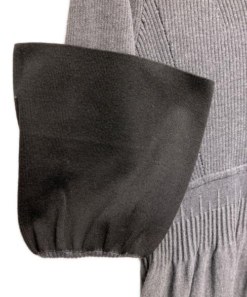 Adam et Rope（アダム エ ロペ）Adam et Rope (アダム エ ロペ) ニットワンピース グレー サイズ:FREEの古着・服飾アイテム