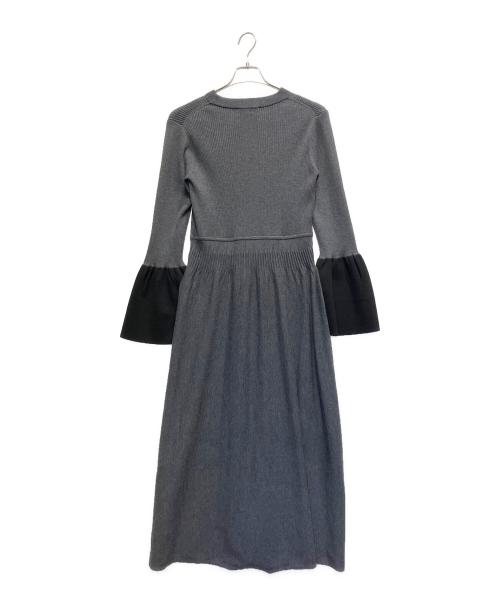Adam et Rope（アダム エ ロペ）Adam et Rope (アダム エ ロペ) ニットワンピース グレー サイズ:FREEの古着・服飾アイテム