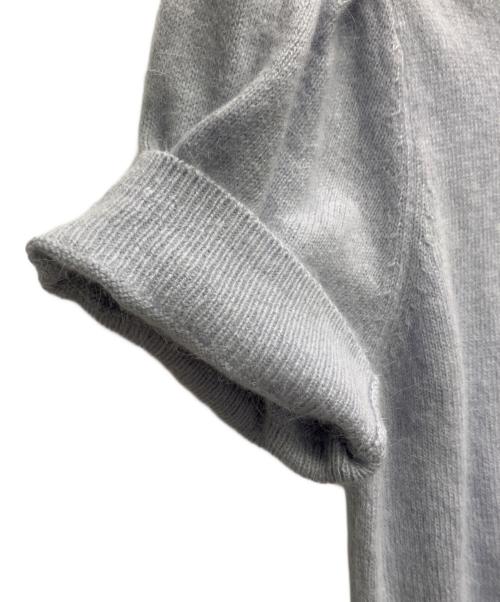 Bibiy.（ビビィ）Bibiy. (ビビィ) 半袖ニット スカイブルー サイズ:FREEの古着・服飾アイテム