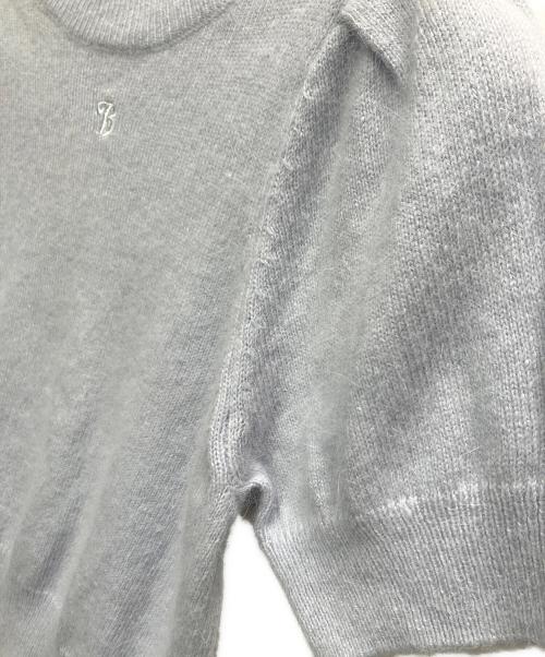 Bibiy.（ビビィ）Bibiy. (ビビィ) 半袖ニット スカイブルー サイズ:FREEの古着・服飾アイテム