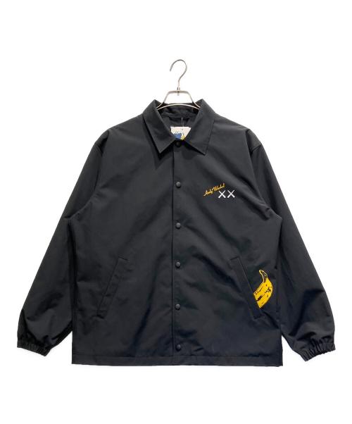 UNIQLO（ユニクロ）UNIQLO (ユニクロ) KAWS+WARHOL コーチジャケット ブラック サイズ:L 未使用品の古着・服飾アイテム