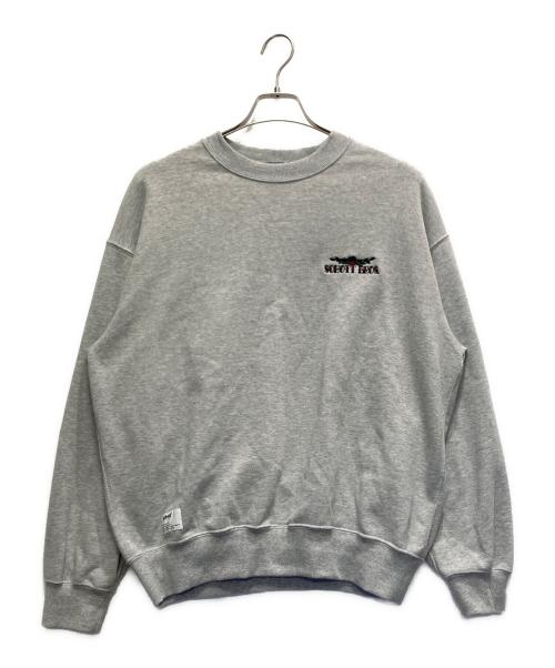 Schott（ショット）Schott (ショット) クルーネックスウェット グレー サイズ:Lの古着・服飾アイテム