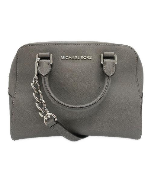 MICHAEL KORS（マイケル・コース）MICHAEL KORS (マイケル・コース) 2WAYショルダーバッグ グレーの古着・服飾アイテム