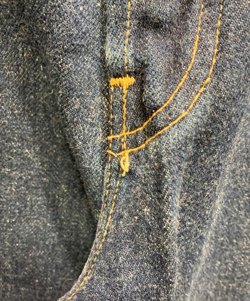 DOUBLE RL（ダブルアールエル）DOUBLE RL (ダブルアールエル) シンチバックデニムパンツ インディゴ サイズ:W33の古着・服飾アイテム