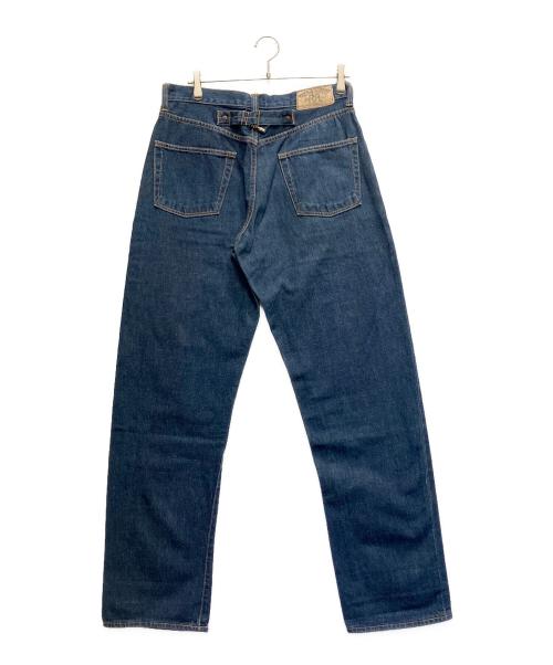 DOUBLE RL（ダブルアールエル）DOUBLE RL (ダブルアールエル) シンチバックデニムパンツ インディゴ サイズ:W33の古着・服飾アイテム