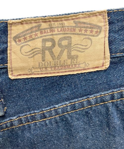 DOUBLE RL（ダブルアールエル）DOUBLE RL (ダブルアールエル) シンチバックデニムパンツ インディゴ サイズ:W33の古着・服飾アイテム