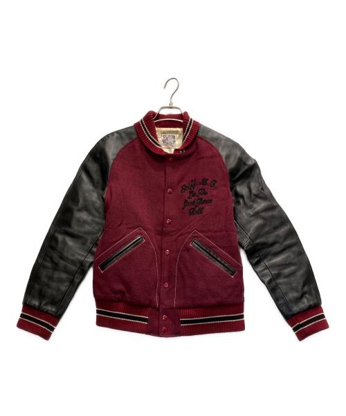 STIFF（スティッフ）STIFF (スティッフ) アワードジャケット レッド×ブラック サイズ:Mの古着・服飾アイテム