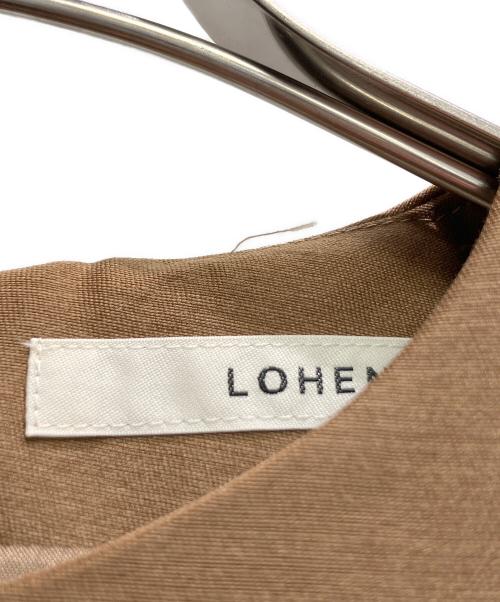 LOHEN（ローヘン）LOHEN (ローヘン) バックフォルムロングワンピース ブラウン サイズ:FREEの古着・服飾アイテム