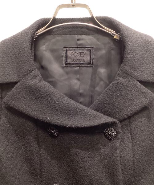 FOXEY（フォクシー）FOXEY (フォクシー) Pコート ブラック サイズ:Lの古着・服飾アイテム