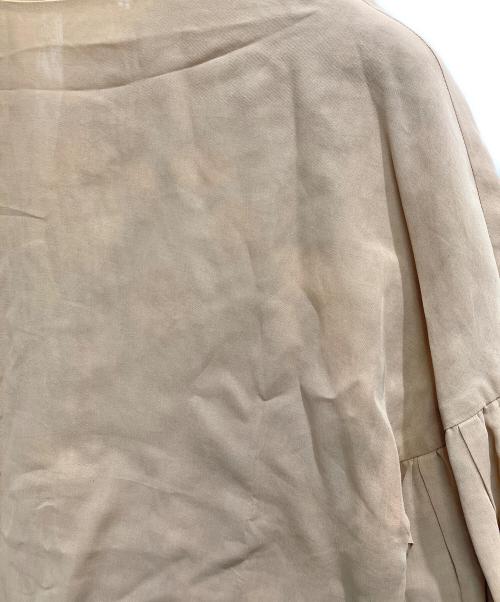 DRAWER（ドゥロワー）Drawer (ドゥロワー) 半袖ブラウス ブラウン サイズ:１の古着・服飾アイテム