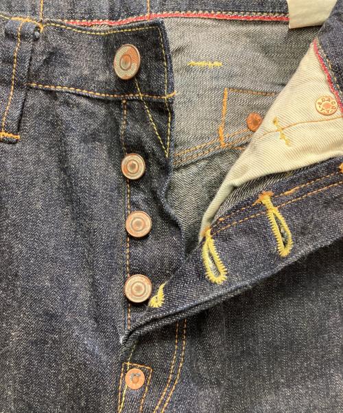 SUGAR CANE（シュガーケーン）SUGAR CANE (シュガーケーン) シンチバックデニムパンツ インディゴ サイズ:W28の古着・服飾アイテム