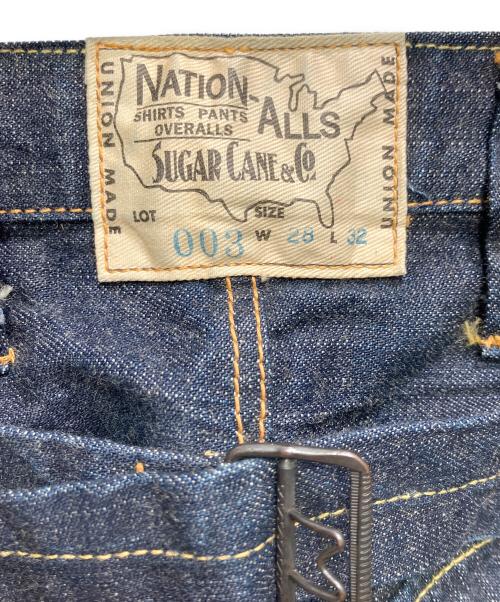 SUGAR CANE（シュガーケーン）SUGAR CANE (シュガーケーン) シンチバックデニムパンツ インディゴ サイズ:W28の古着・服飾アイテム