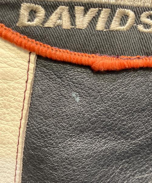 HARLEY-DAVIDSON（ハーレーダビッドソン）HARLEY-DAVIDSON (ハーレーダビッドソン) レーシングジャケット ブラック×ワインレッド サイズ:Lの古着・服飾アイテム