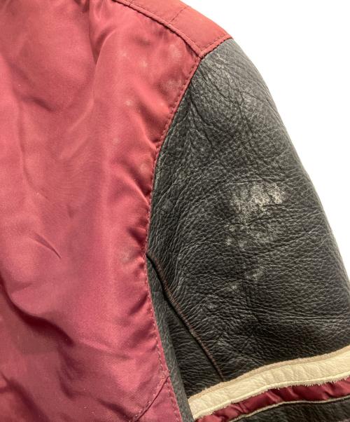 HARLEY-DAVIDSON（ハーレーダビッドソン）HARLEY-DAVIDSON (ハーレーダビッドソン) レーシングジャケット ブラック×ワインレッド サイズ:Lの古着・服飾アイテム