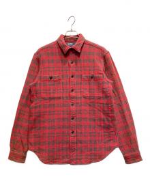 POLO RALPH LAUREN（ポロ・ラルフローレン）の古着「長袖シャツ」｜レッド
