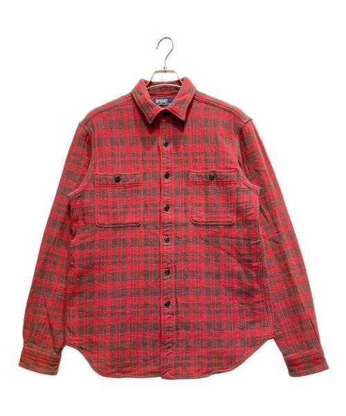 POLO RALPH LAUREN（ポロ・ラルフローレン）POLO RALPH LAUREN (ポロ・ラルフローレン) 長袖シャツ レッド サイズ:Mの古着・服飾アイテム