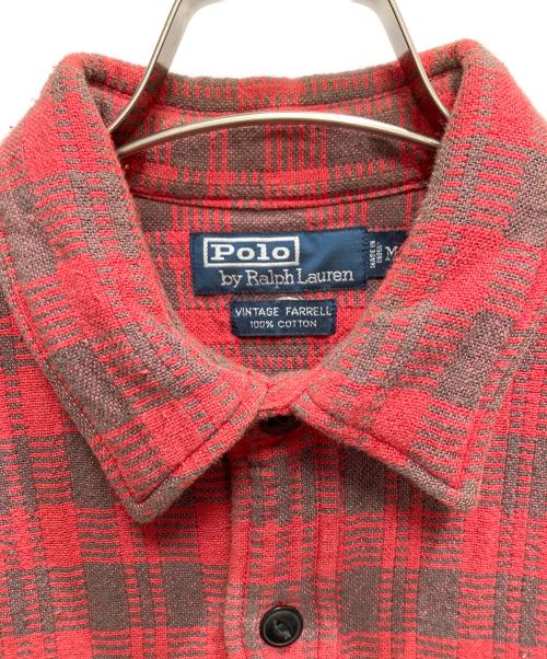 POLO RALPH LAUREN（ポロ・ラルフローレン）POLO RALPH LAUREN (ポロ・ラルフローレン) 長袖シャツ レッド サイズ:Mの古着・服飾アイテム