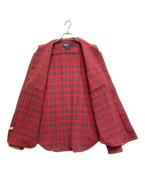 POLO RALPH LAUREN（ポロ・ラルフローレン）POLO RALPH LAUREN (ポロ・ラルフローレン) 長袖シャツ レッド サイズ:Mの古着・服飾アイテム