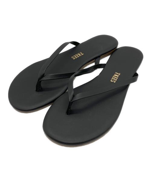 TKEES（ティキーズ）TKEES (ティキーズ) サンダル ブラック サイズ:6の古着・服飾アイテム