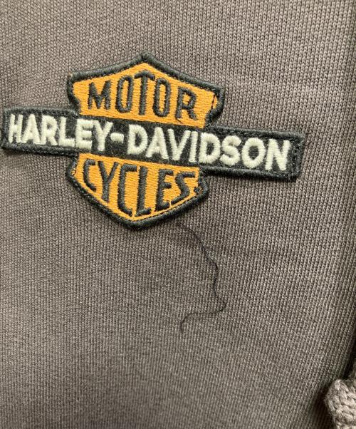 HARLEY-DAVIDSON（ハーレーダビッドソン）HARLEY-DAVIDSON (ハーレーダビッドソン) ジップパーカー グレー サイズ:Sの古着・服飾アイテム