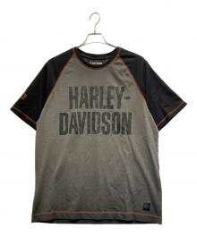 HARLEY-DAVIDSON（ハーレーダビッドソン）の古着「半袖カットソー」｜グレー×ブラック