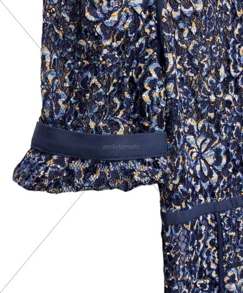 Mystrada（マイストラーダ）Mystrada (マイストラーダ) 半袖ワンピース ネイビー サイズ:36の古着・服飾アイテム