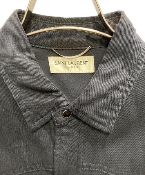 Saint Laurent Paris（サンローランパリ）Saint Laurent Paris (サンローランパリ) 長袖シャツ ブラック サイズ:Sの古着・服飾アイテム