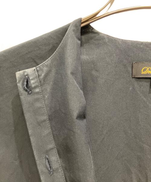 DRAWER（ドゥロワー）DRAWER (ドゥロワー) 23SS コットンタイプライター バルーンワンピース ブラック サイズ:FREEの古着・服飾アイテム