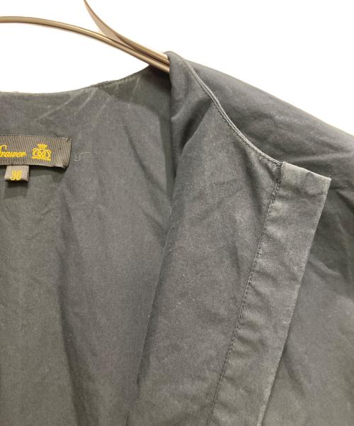DRAWER（ドゥロワー）DRAWER (ドゥロワー) 23SS コットンタイプライター バルーンワンピース ブラック サイズ:FREEの古着・服飾アイテム