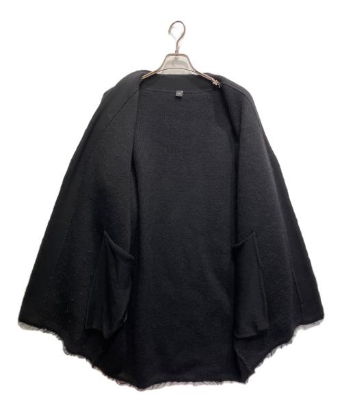 ATON（エイトン）ATON (エイトン) モヘアオーバーサイズカーディガン ブラック サイズ:Mの古着・服飾アイテム